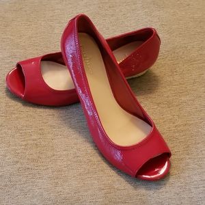 NEVER WORN; Cole Haan open-toe woven espadrilles